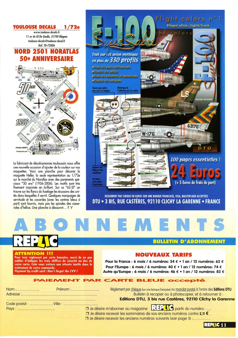 Replic 191 - AEG IV, Thunderflash, Sea Fury